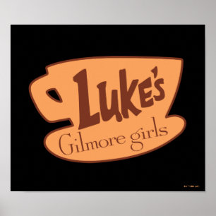 Poster Gilmore Girls   Logo Luke's Diner