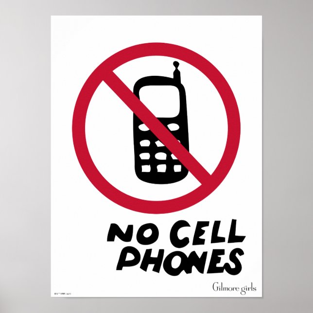 Poster Gilmore Girls | Luke's Diner - Pas de téléphone po (Devant)