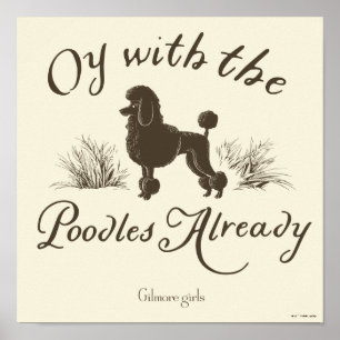 Poster Gilmore Girls   Oy avec les PoodlesDesign