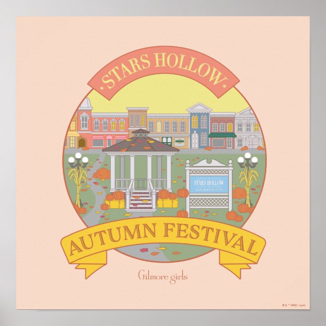 Poster Gilmore Girls | Stars Hollow Festival d'automne (Devant)