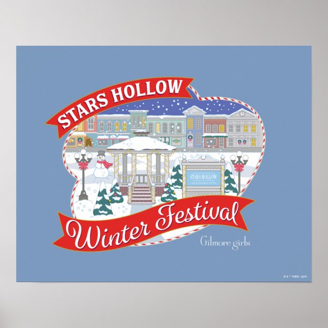 Poster Gilmore Girls | Stars Hollow Winter Festival (Devant)