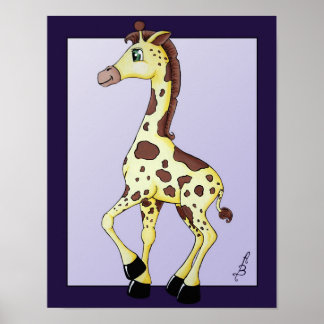 Poster Ginger the Giraffe