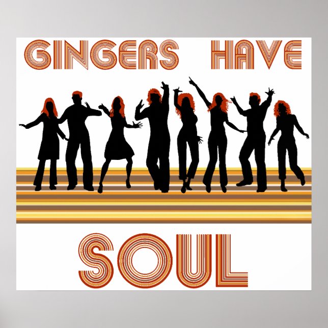 Poster Gingers avec train d'âmes (Devant)
