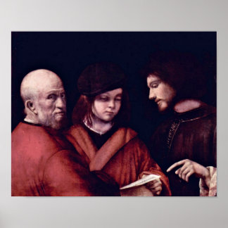 Poster Giorgione - Les trois Meschenalter