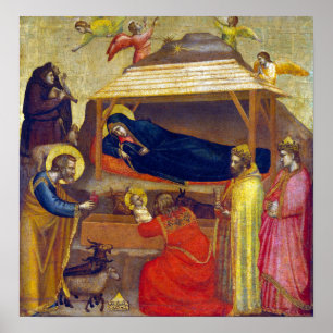 Poster Giotto di Bondone L'Adoration des Mages