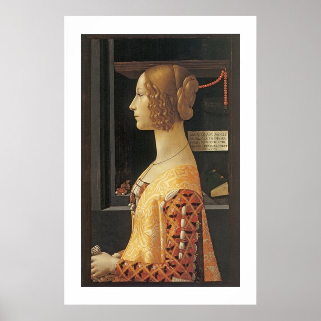 Poster Giovanna degli Albizzi Tornabouni (Devant)