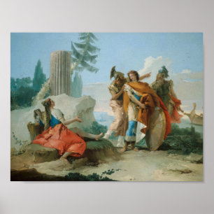 Poster Giovanni Battista Tiepolo - Armida Abandonné