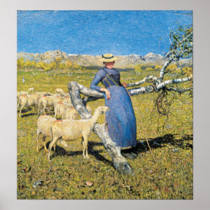 Poster Giovanni Segantini High Noon in the Alps