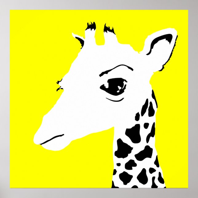 Poster girafe (Devant)