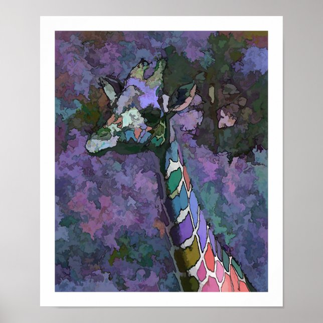 Poster Giraffe (Devant)