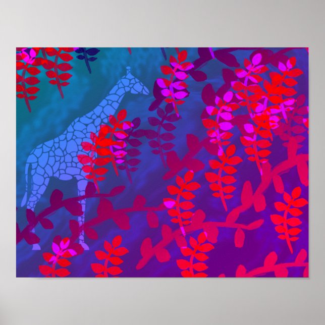 Poster Giraffe (Devant)