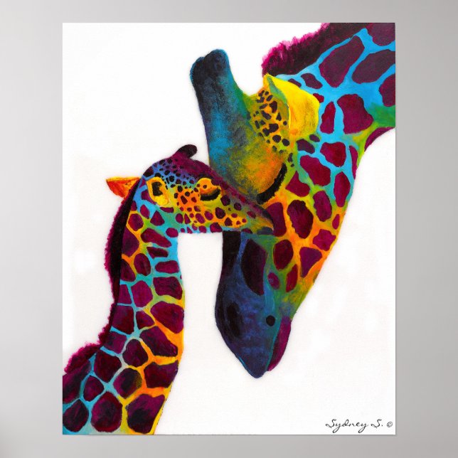 Poster Giraffe (Devant)