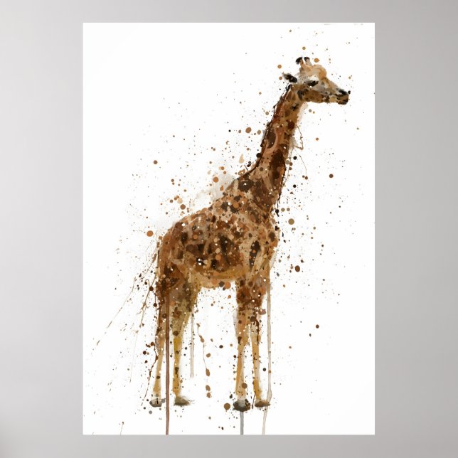 Poster Giraffe (Devant)
