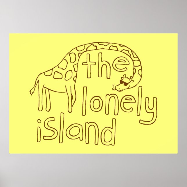 Poster Giraffe (Devant)