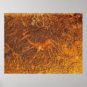 Poster Giraffe dansante