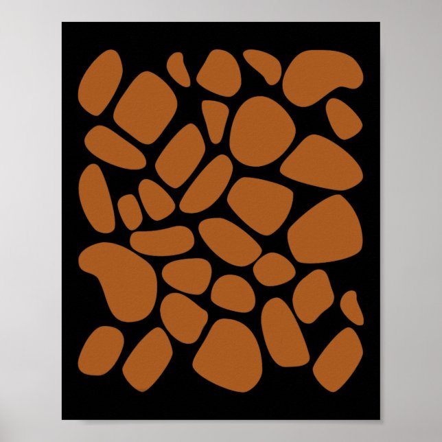 Poster Giraffe Imprimer Motif Trick Ou Treat Jungle Anima (Devant)