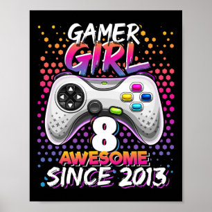 Poster Girl 8 Awesome depuis 2013 jeu vidéo 8e anniversai