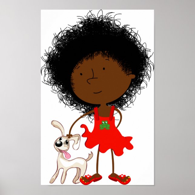 Poster Girl And Her Dog (Devant)