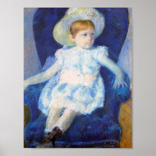Poster Girl in a Blue Chair, Mary Cassatt