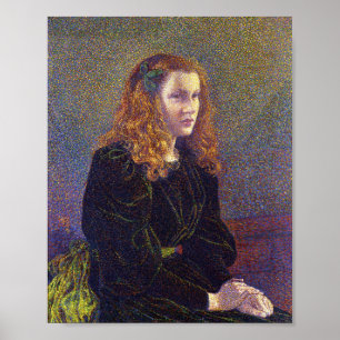 Poster Girl in Green (par Theo van Rysselberghe)
