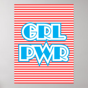 Poster Girl Power, Grl Pwr,