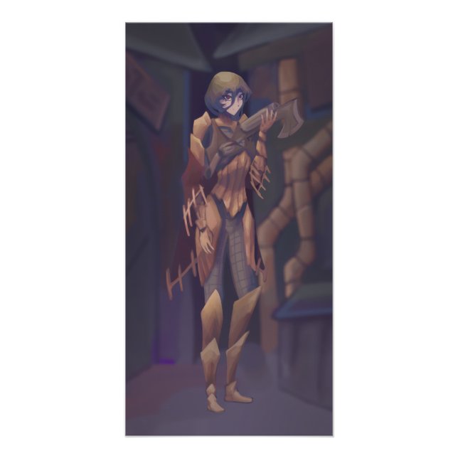 Poster Girl Steampunk anime (Devant)