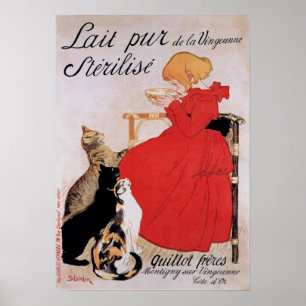 Poster Girl with Cats, Alexandre Steinlen