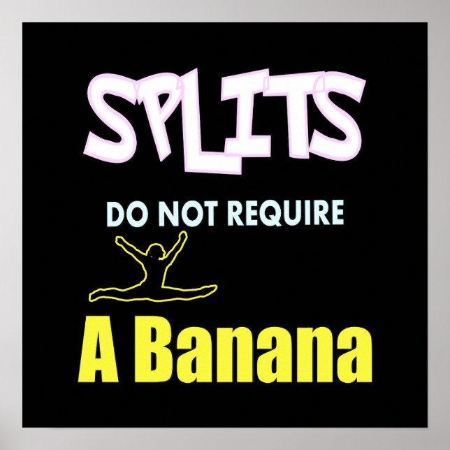 Poster Girls Gymnastique Banana Splits Citation (Devant)