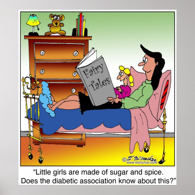 Poster Girls, Sugar, Spice & Diabetes (Devant)