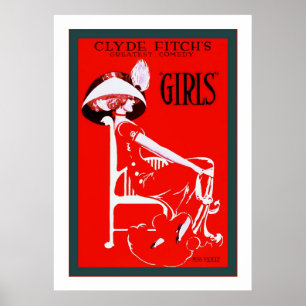 Poster 'Girls' ~ Théâtre Vintage