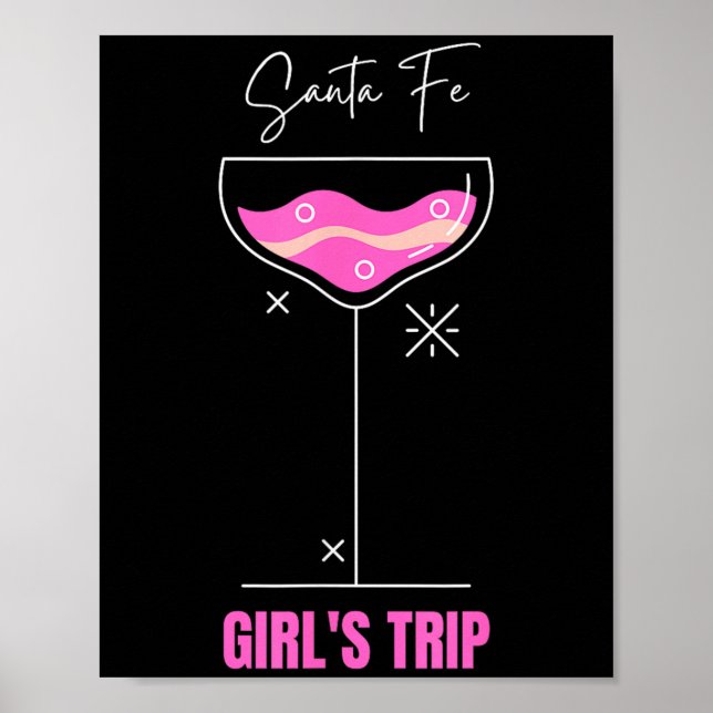 Poster Girls Trip Beach Drink Santa Fe New Mexico  (Devant)