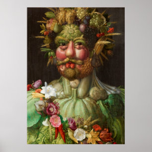 Poster GIUSEPPE ARCIMBOLDO - Vertumnus 1590