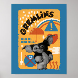 Poster Gizmo   Il Y A Trois Règles