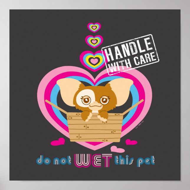 Poster Gizmo | Ne pas attendre cet animal (Devant)