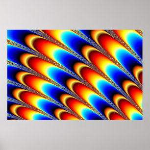 Poster Glace - Art Fractal