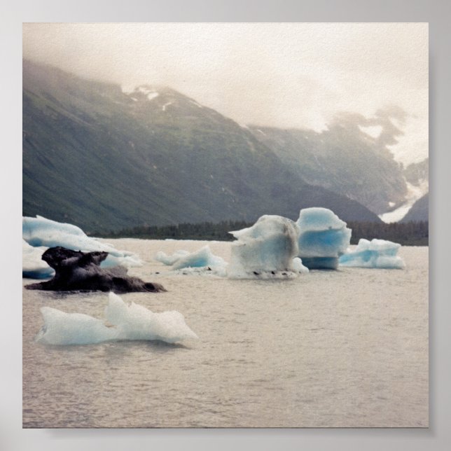 Poster Glace bleue (Devant)