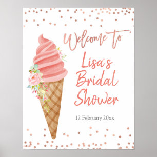 Poster Glace Elle A Été Écremée Bienvenue À La Fête De Ma