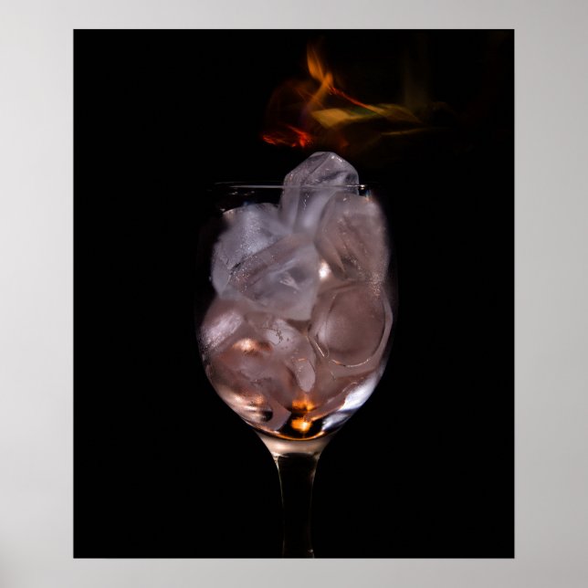 Poster Glace et feu (Devant)
