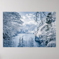 Glace et neige | Lac Königssee, Allemagne