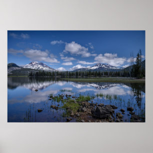 Poster Glace et neige   Lac Sparks, Oregon
