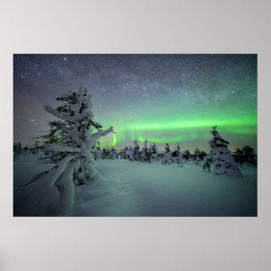 Poster Glace et neige Parc national de Pallas-Yllastunt