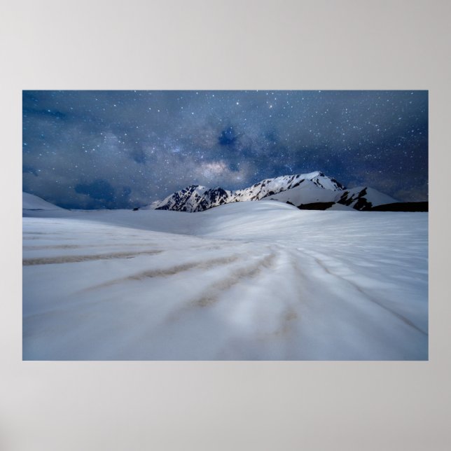 Poster Glace et neige | Tateyama-Kurobe, Japon (Devant)
