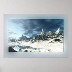Poster glace froide