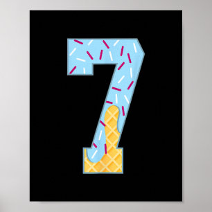 Poster Glace numéro 7 Goutte 67 Couple de mème Halloween 