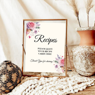 Poster Glace pastel Laissez vos recettes Enterrement de v