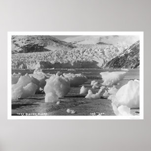 Poster Glacier Alaska 1914 de Taku