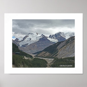 Poster Glacier Athabasca, Columbia Glaciers Alberta