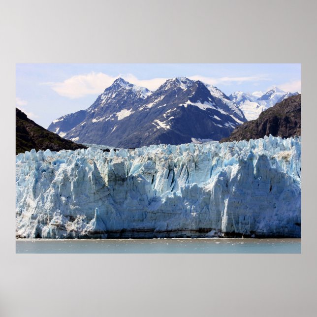Poster Glacier en Alaska Imprimer (Devant)