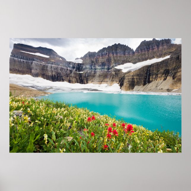 Poster Glacier Grinnell (Devant)