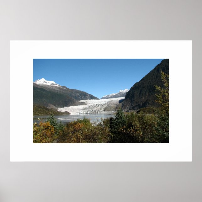 Poster Glacier Mendenhall (Devant)